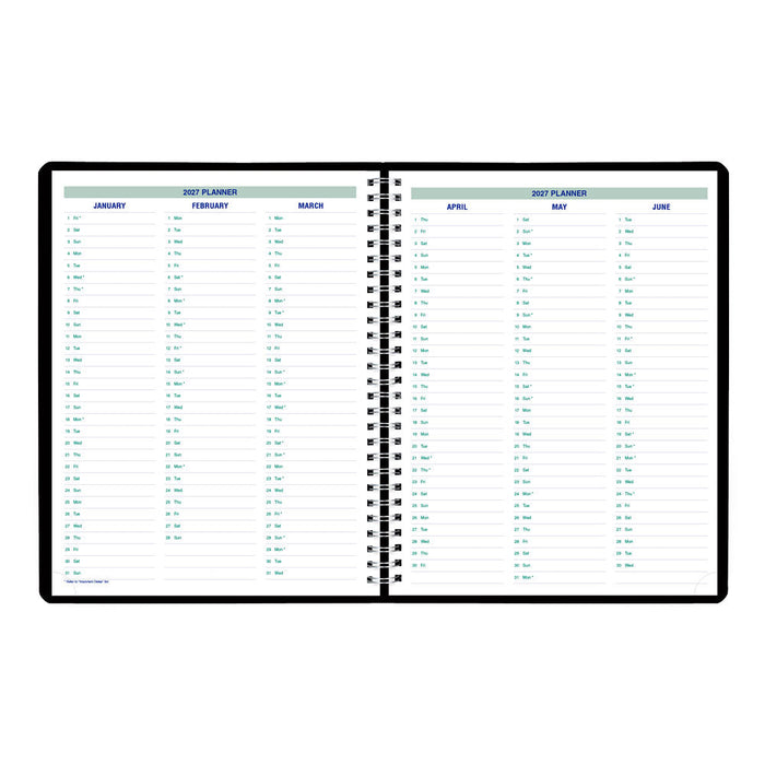 Plan & Link™ Weekly Appointment Book, 2027, Black C5950.81T-27 Blueline