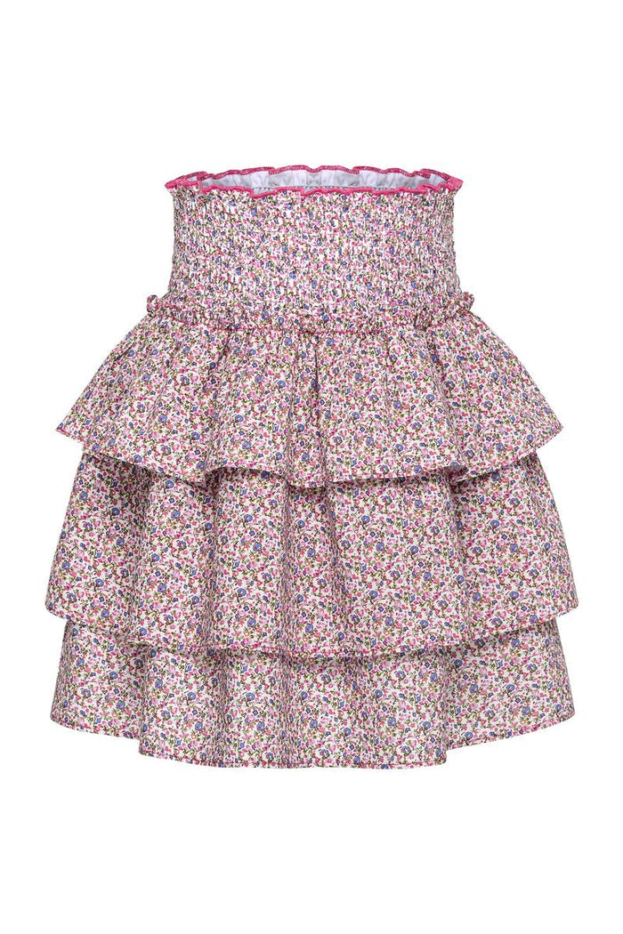 Pleat Sally Skirt-Petals-Pink