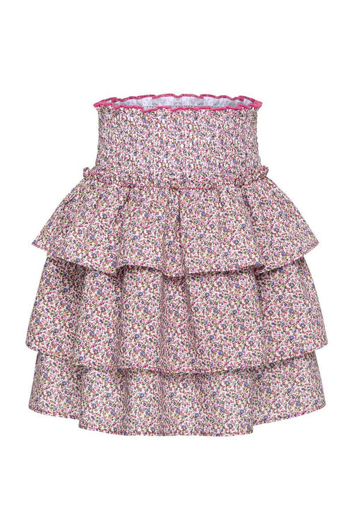 Pleat Sally Skirt-Petals-Pink