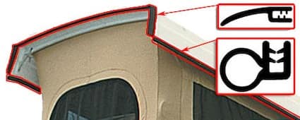 Pop Top Seal for four sides for all Vanagon Westfalia