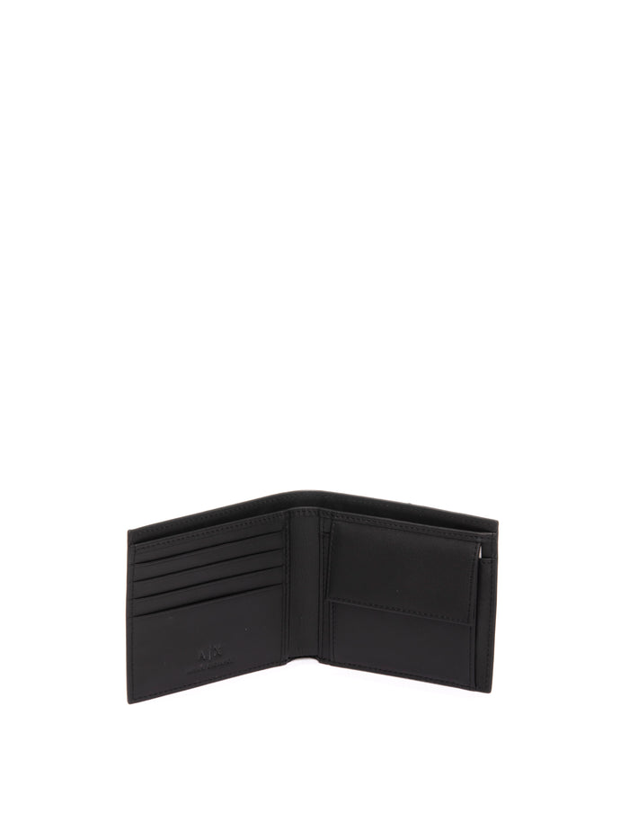 ARMANI EXCHANGE portafoglio logo nero 958098 CC845-00020