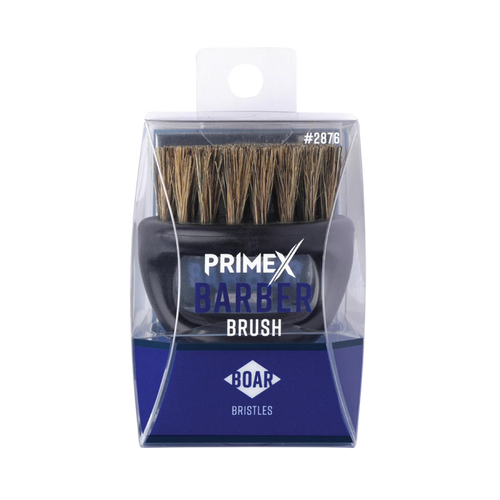 PrimeX Barber Knuckle Brush Black Boar Bristle
