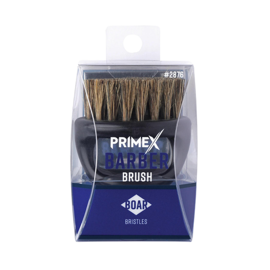PrimeX Barber Knuckle Brush Black Boar Bristle