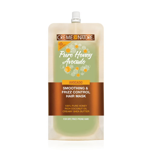 Pure Honey Avocado Smoothing & Frizz Control Hair Mask 3.8oz by CREME OF NATURE