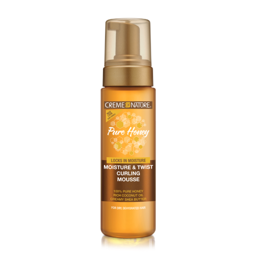 Pure Honey Moisture & Twist Curling Mousse 7oz by CREME OF NATURE