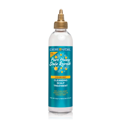 Pure Honey Scalp Refresh Cleansing Scalp Treatment 8oz by CREME OF NATURE