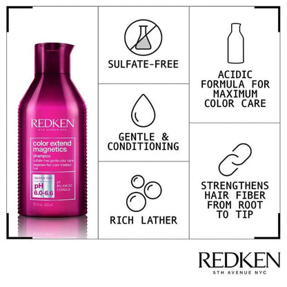 Redken Color Extend Magnetics Sulfate - Free Shampoo 300ml - Beauty Tribe