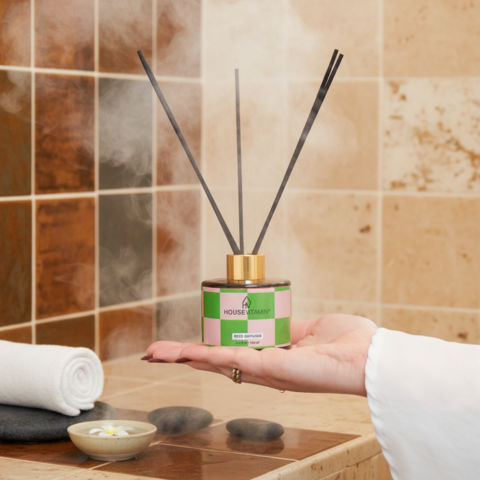 Reed Diffuser - Geurstokjes - Komkommer - 100ml