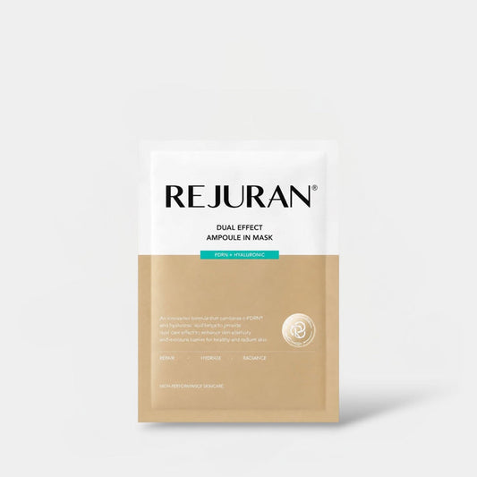 Rejuran Dual Effect Ampoule In Mask Firming & Radiance (1 Sheet) قناع ريجوران ثنائي المفعول لشد البشرة وإضفاء النضارة عليها - Princess Cosmetics Qatar