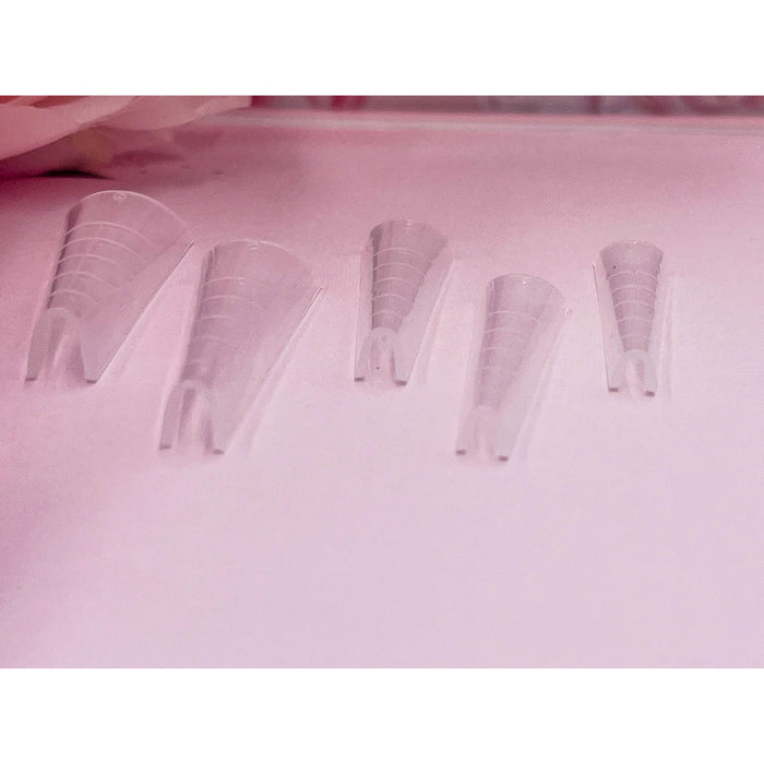 RI- Ballerina C-Curve Dual Forms-Nail Tips-Red Iguana LLC-Gel Essentialz