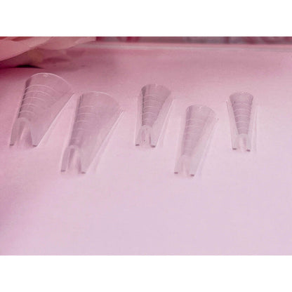 RI- Ballerina C-Curve Dual Forms-Nail Tips-Red Iguana LLC-Gel Essentialz