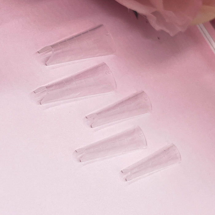 RI- Ballerina C-Curve Dual Forms-Nail Tips-Red Iguana LLC-Gel Essentialz