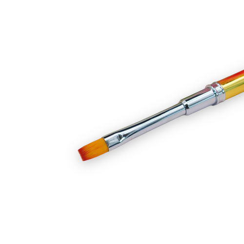 RI- Builder Gel Brush Square 6-Nail Art Brush-Red Iguana LLC-Gel Essentialz