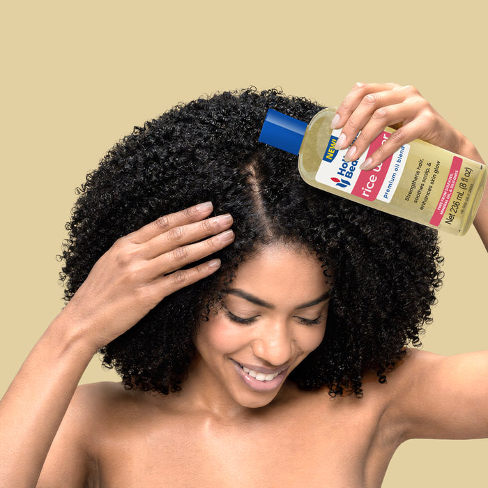 Rice Water Premium Oil Blend for Hair, Scalp, Skin, and Nails - 8 fl oz