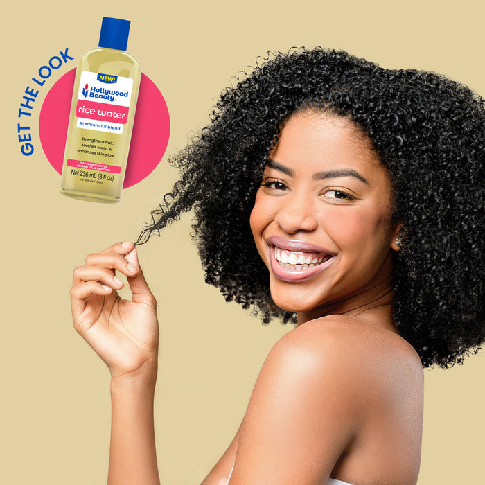 Rice Water Premium Oil Blend for Hair, Scalp, Skin, and Nails - 8 fl oz