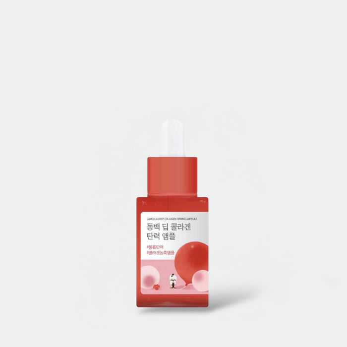 Round Lab Camellia Deep Collagen Firming Ampoule 30ml أمبولات راوند لاب كاميليا ديب كولاجين لشد البشرة - Princess Cosmetics Qatar