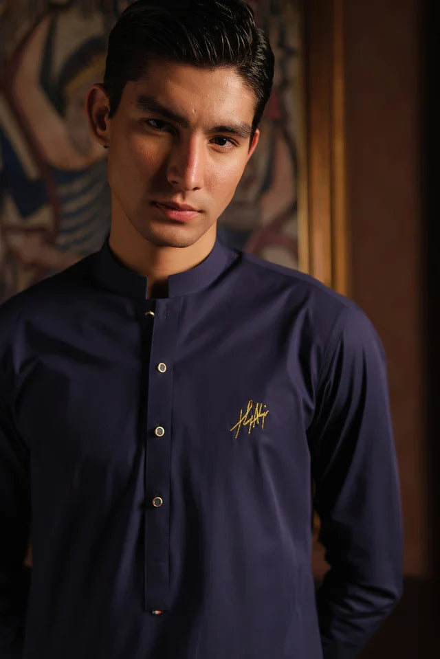 ROYAL BLUE STRETCHABLE KURTA PAJAMA