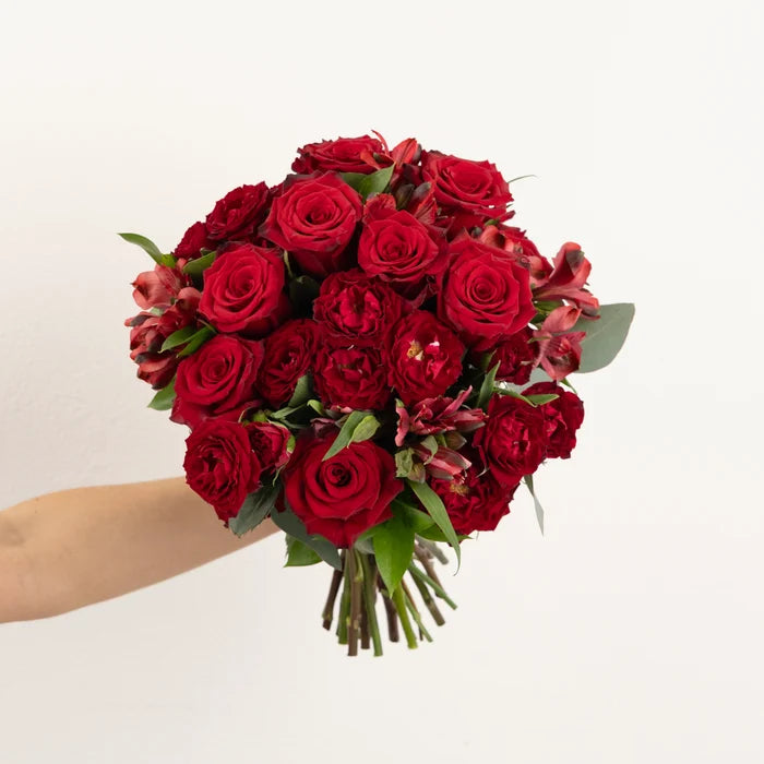 Ruby Red Diy Flower Kit Stem - Image