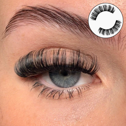 Russian Natural Hybrids Strip Unicorn Lashes - Unicorn Cosmetics