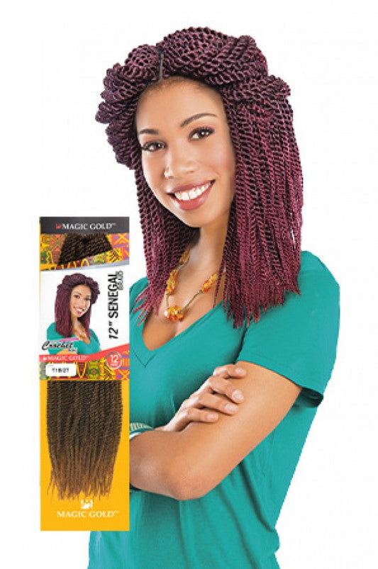 Senegal Braid Twist Crochet Hair 12"