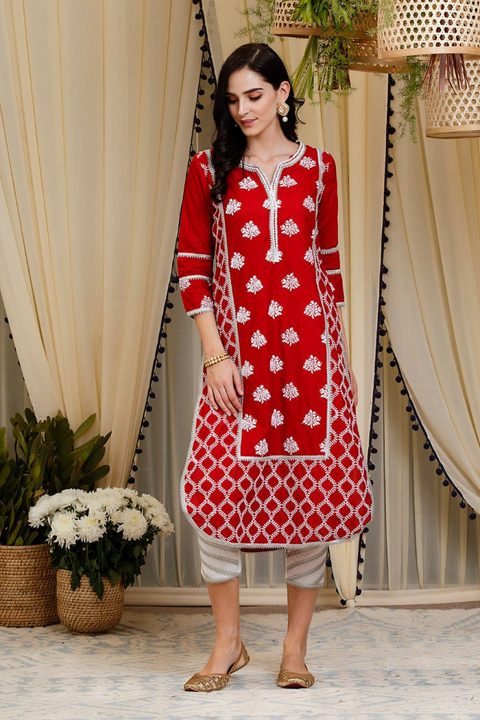 Senna Supima Cotton Kurta Set