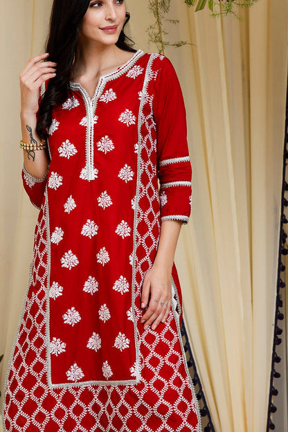 Senna Supima Cotton Kurta Set