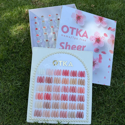 Set 36 Colors Sheer Pink Blossom Gel
