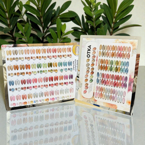 Set OTKA3 - 48 Colors Sheer Nude Moonlight Cat Eye (73-120) + Free 2 magnets
