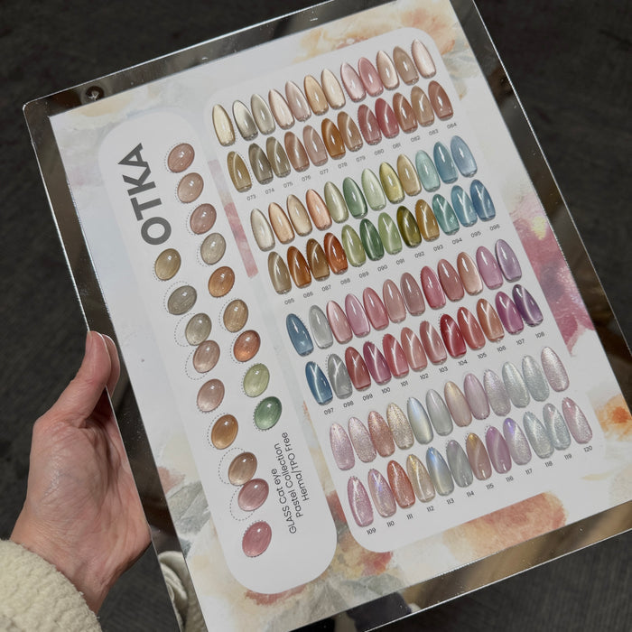 Set OTKA3 - 48 Colors Sheer Nude Moonlight Cat Eye (73-120) + Free 2 magnets
