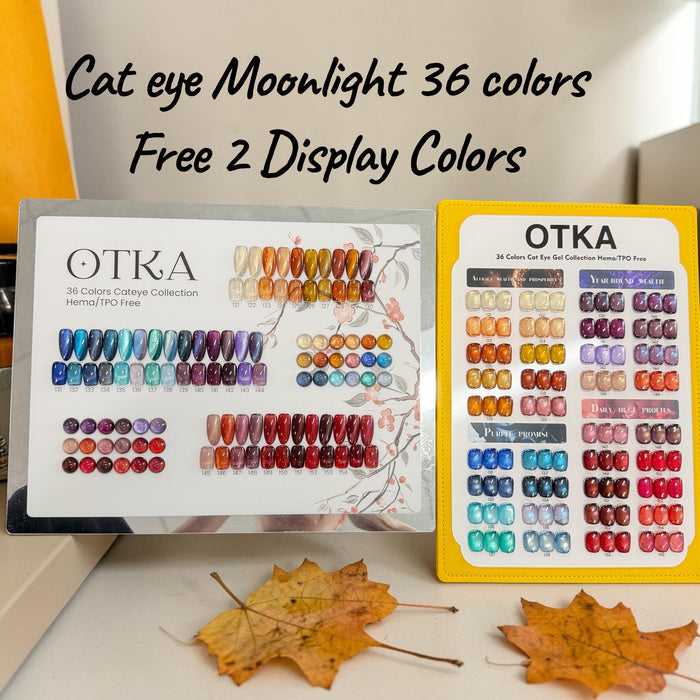 Set OTKA4 - 36 Colors Mix Cat Eye -(No.121 - No.156)