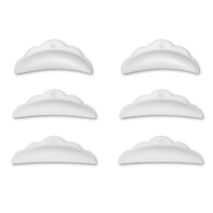 White Lash Lift Shields in 3 sizes - S M L