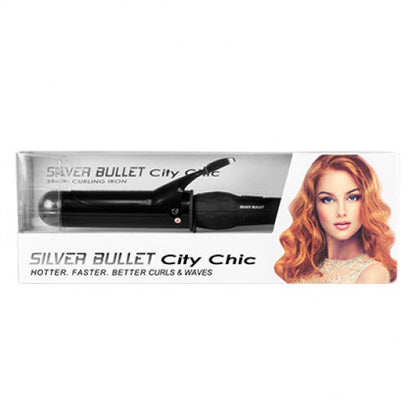 Silver Bullet City Chic Ceramic Curling Iron 38mm