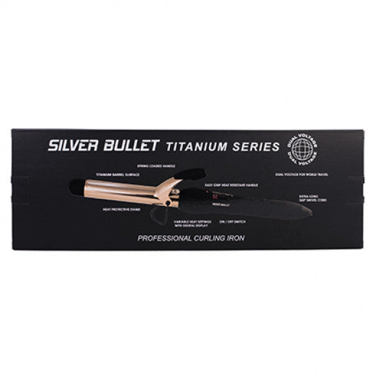 Silver Bullet Curling Iron - Rose Gold Titanium 25mm