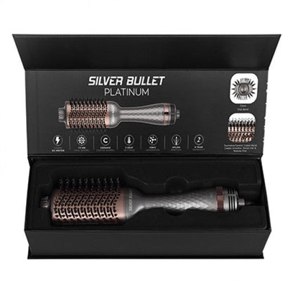 Silver Bullet Platinum Oval Hot Air Brush Large 72mm