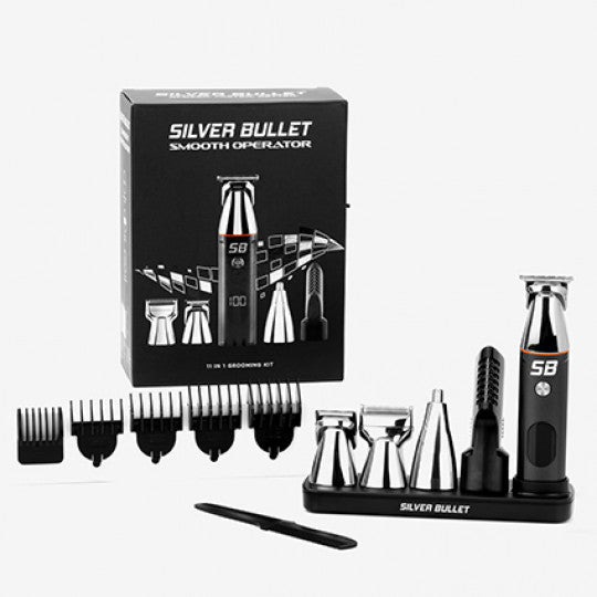 Silver Bullet Smooth Operator 11 In 1 Grooming Trimmer Kit