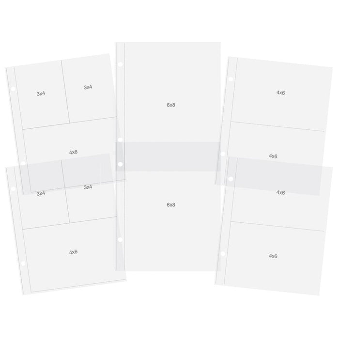 Simple Stories - Sn@p! Pocket Pages For 6"X8" Binders - 12/Pkg - Variety Pack. Slip your photos or memorabilia into these divided page protectors and tell a story that's all your own. Available at Embellish Away located in Bowmanville Ontario Canada.