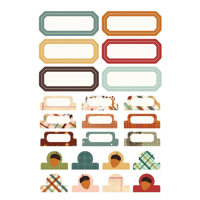 Simple Stories -Sticker Book 12/Sheets - Cider & Donuts. The stickers can be used to creatively embellish any project of your choice. Be it for scrapbooks, photo albums, or planners, the eye-catching pieces are guaranteed to add style on any artwork! Available at Embellish Away located in Bowmanville Ontario Canada.