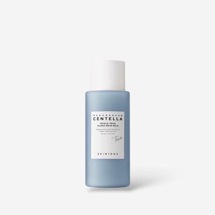 SKIN1004 Madagascar Centella HYALU - TECA Glass Skin Milk 210ml SKIN1004 حليب البشرة الزجاجية من مستخلص السنتيلا من مدغشقر من هيالو تيكا - Princess Cosmetics Qatar