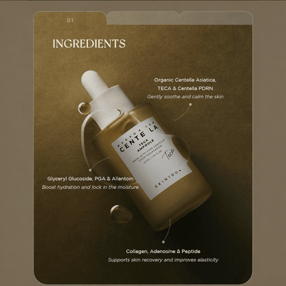SKIN1004 Madagascar Centella Teca Ampoule 50ml SKIN1004 مدغشقر كينتيللا تيكا أمبولة - Princess Cosmetics Qatar