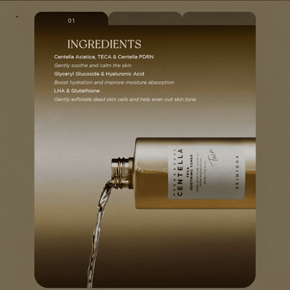 SKIN1004 Madagascar Centella TECA Soothing Toner 210ml SKIN1004 تونر مهدئ من مدغشقر كينتيللا تيكا - Princess Cosmetics Qatar