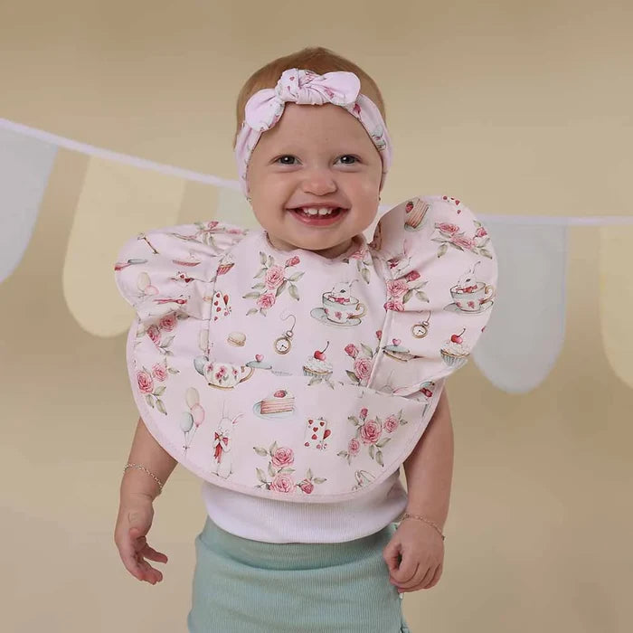 Snuggle Hunny Alice Tea Party Frill Snuggle Bib