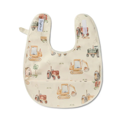 Snuggle Hunny Diggers & Trucks Snuggle Bib