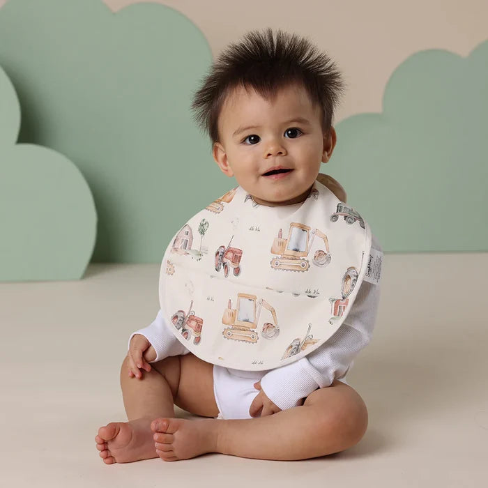 Snuggle Hunny Diggers & Trucks Snuggle Bib