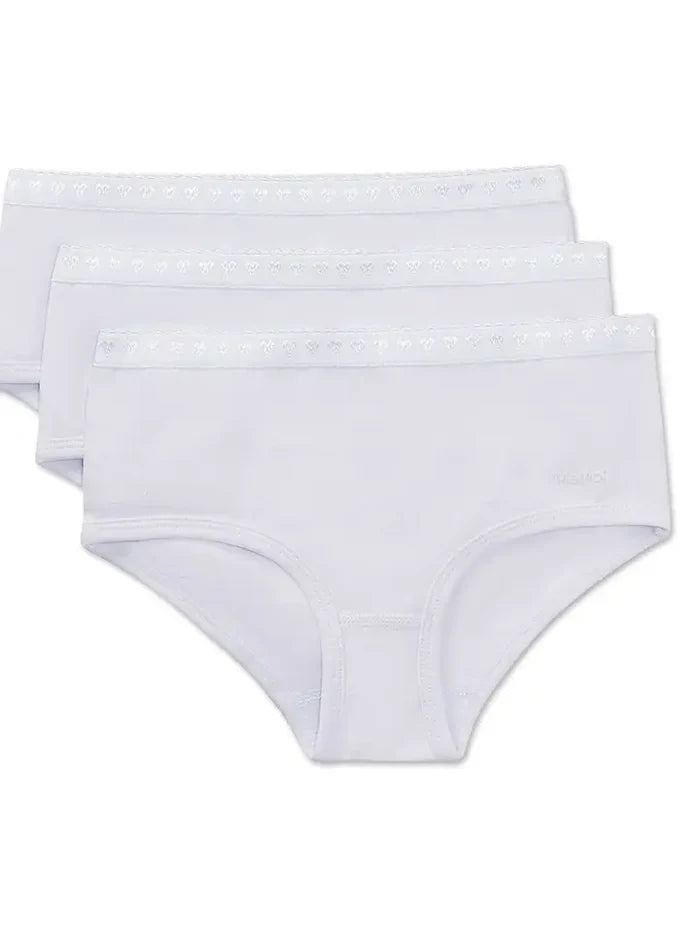 Solid White 3 pk. Panties