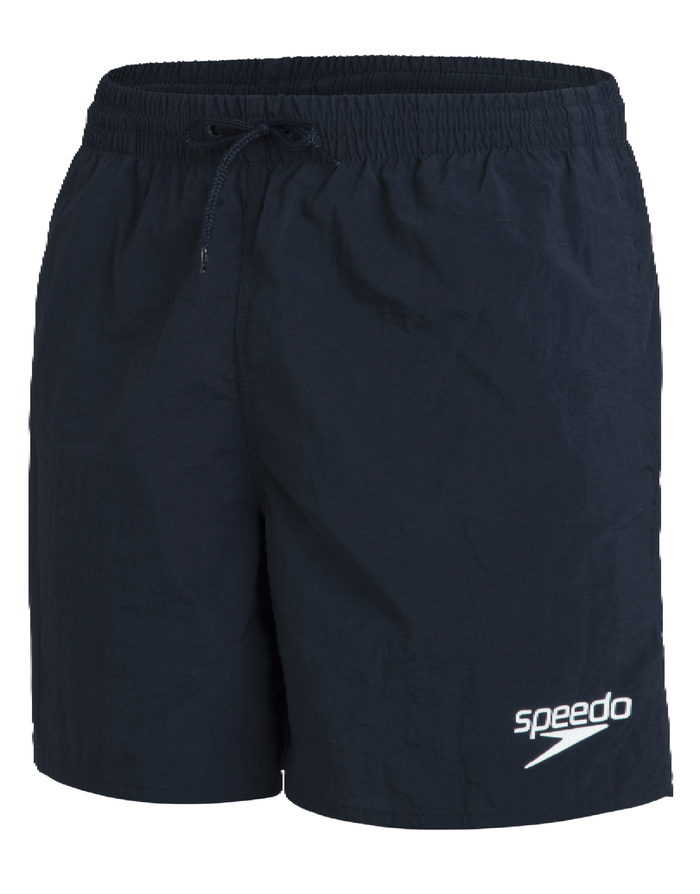 Navy Speedo Essentials 16’’ watershorts with elasticated waist and white logo