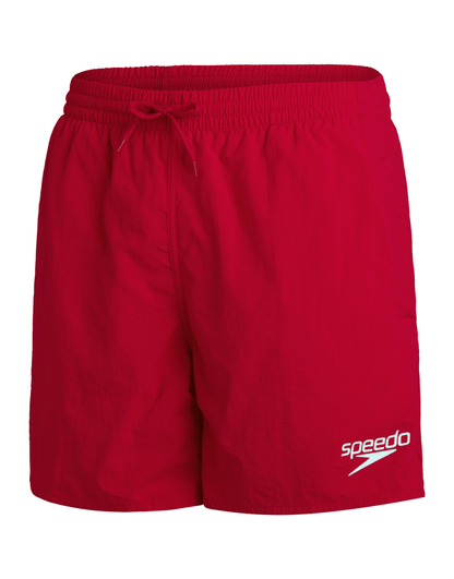 Red Speedo Men’s Essentials 16’’ watershorts with elasticated waist