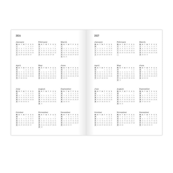 Letts A5 Planners Timeless Layout