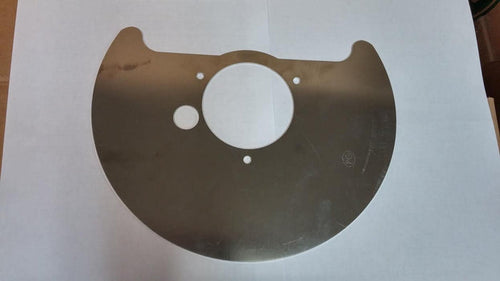 Stainless Steel backing plate for front brakes on 2wd Vanagon from 86-91