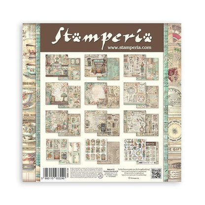 Stamperia - Double-Sided Paper Pad 12"X12" - 10/Pkg - Brocante Antiques. Start your project off right with the perfect paper for scrapbook pages, greeting cards, bookmarks, gift cards, mixed media and much more! Available at Embellish Away located in Bowmanville Ontario Canada.