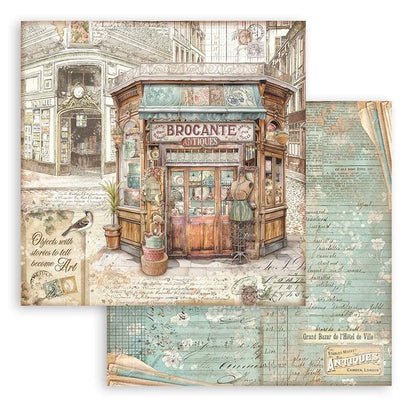 Stamperia - Double-Sided Paper Pad 12"X12" - 10/Pkg - Brocante Antiques. Start your project off right with the perfect paper for scrapbook pages, greeting cards, bookmarks, gift cards, mixed media and much more! Available at Embellish Away located in Bowmanville Ontario Canada.